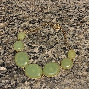 Jade Colored Costume Necklace